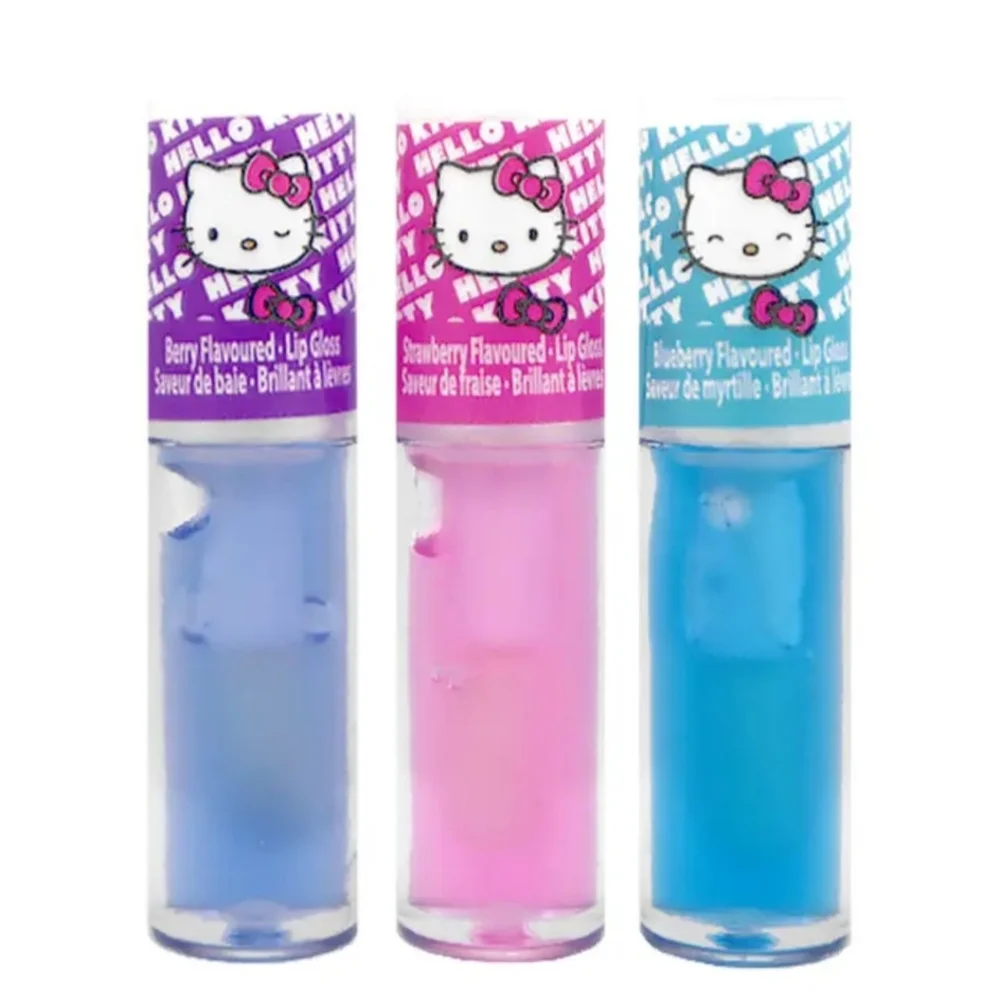 Hello‎ Kitty Lip Gloss Trio with Keychain Case
